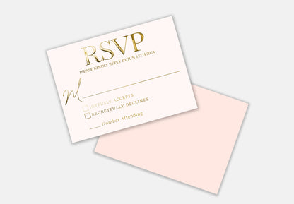 Wedding RSVP Cards | Monogram rsvp with QR code | diy wedding response | Black & white printable rsvp |  Luxury wedding invitation