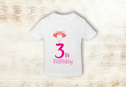 3rd Birthday Toddler Shirt