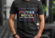 Load image into Gallery viewer, Custom Print T-Shirt | Personalized T-Shirt | Custom Text Design T-Shirt | Personalized T-shirt | Cotton T-Shirt | Custom Shirt
