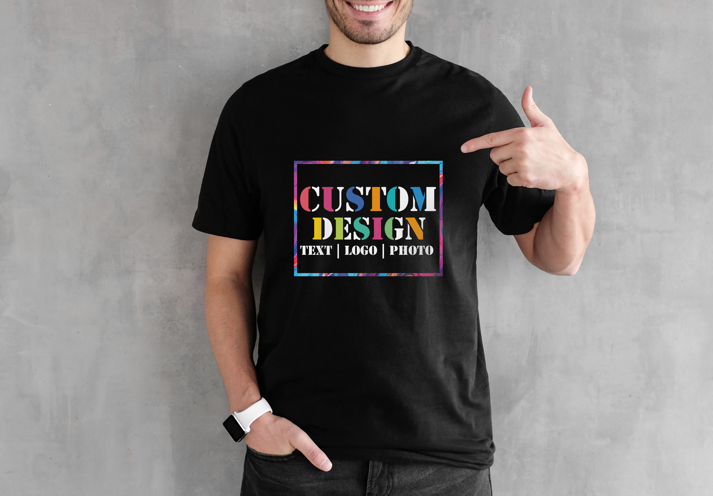 Custom Print T-Shirt | Personalized T-shirt | Custom Shirt