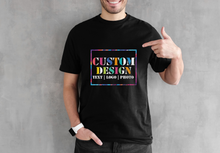 Load image into Gallery viewer, Custom Print T-Shirt | Personalized T-Shirt | Custom Text Design T-Shirt | Personalized T-shirt | Cotton T-Shirt | Custom Shirt
