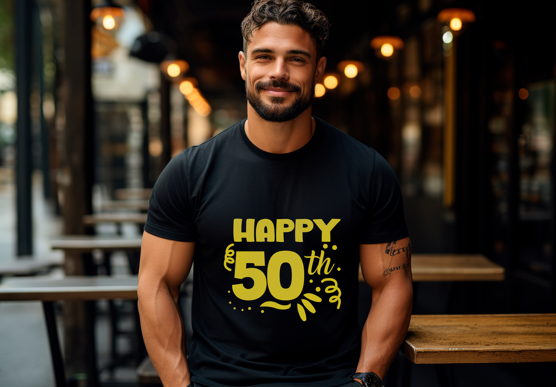 Personalized 50th Birthday Shirt for Men