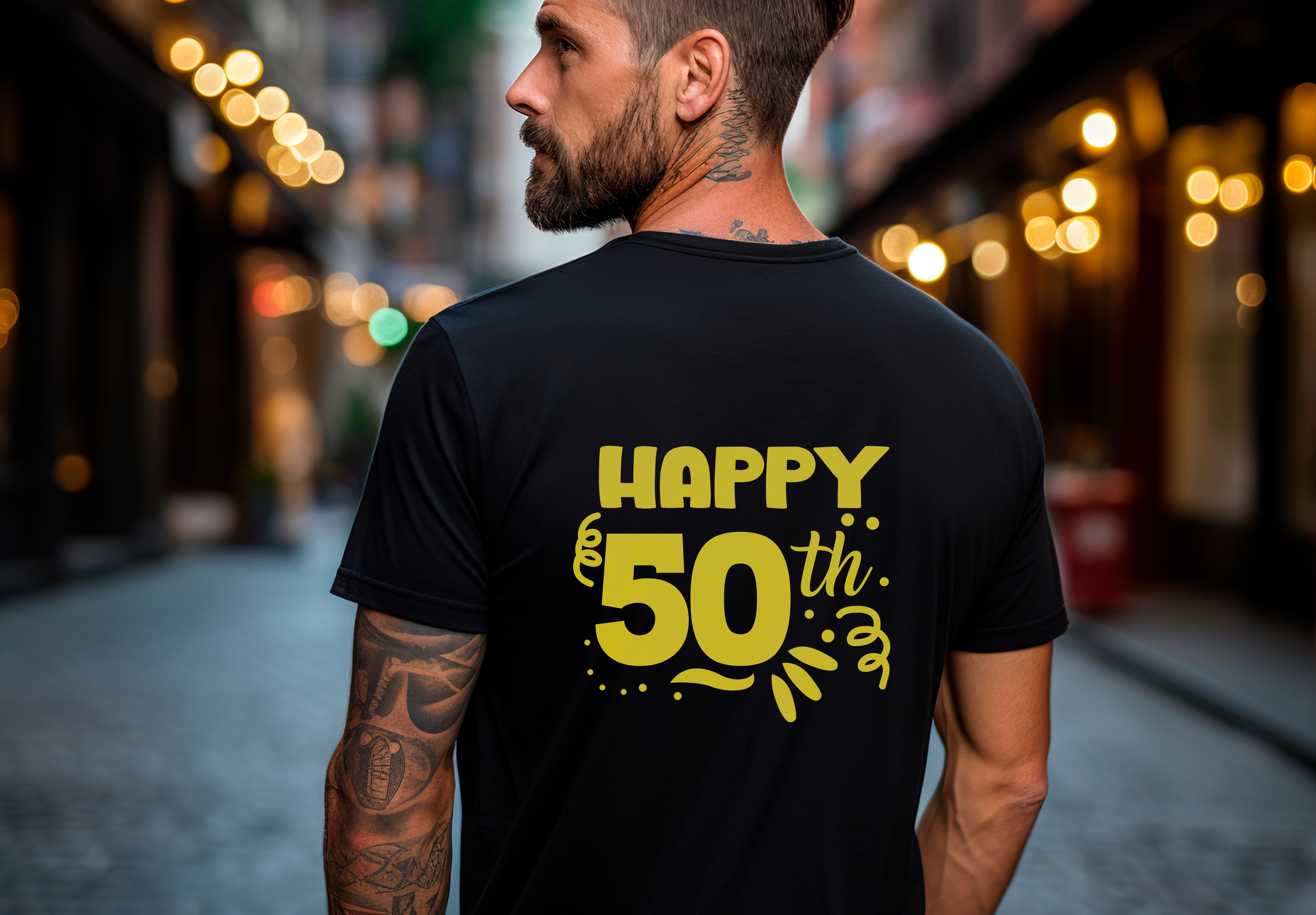Personalized 50th Birthday Shirt for Men
