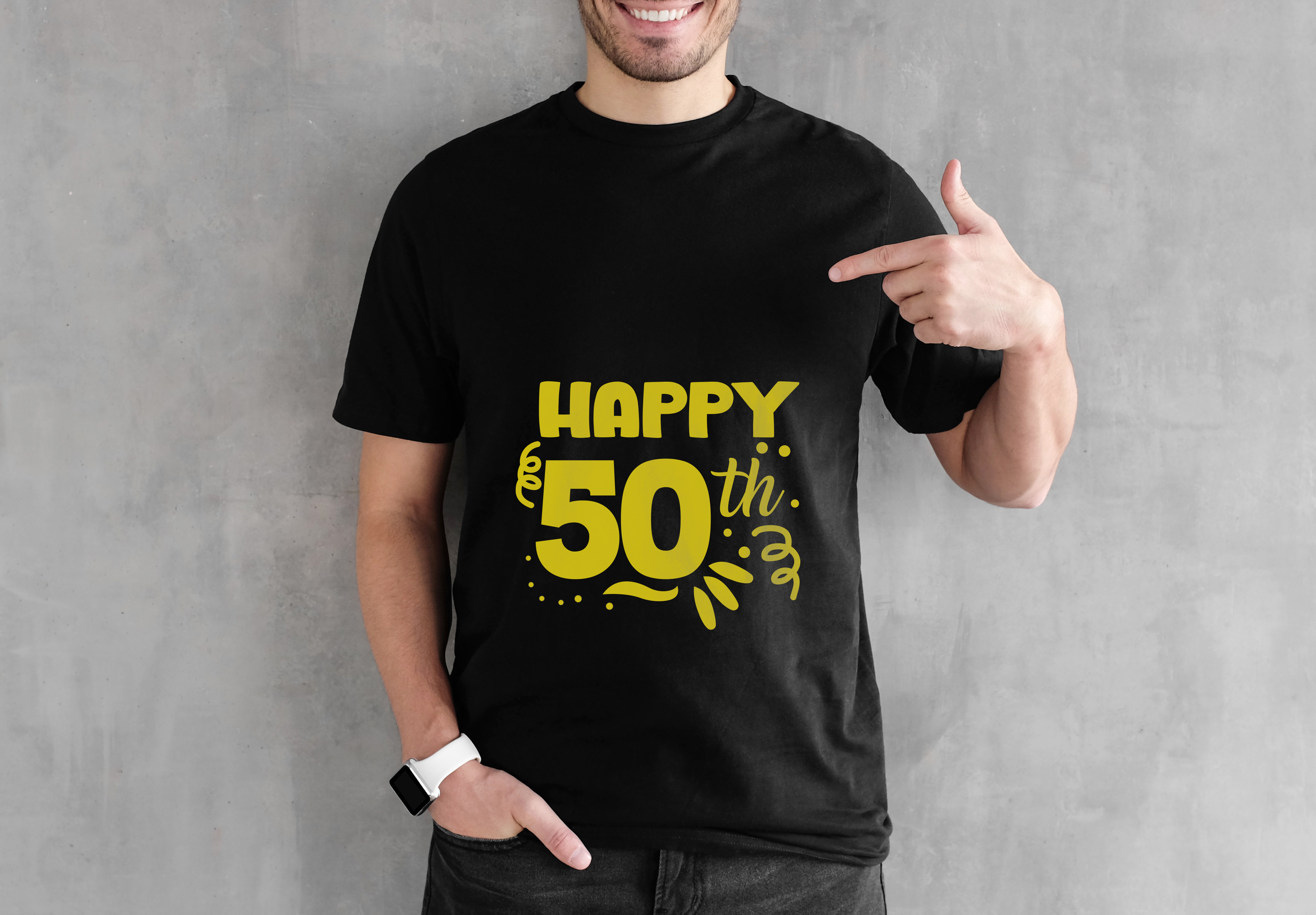 Personalized 50th Birthday Shirt for Men