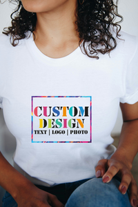 Custom Print T-Shirt | Personalized T-Shirt | Custom Text Design T-Shirt | Personalized T-shirt | Cotton T-Shirt | Custom Shirt