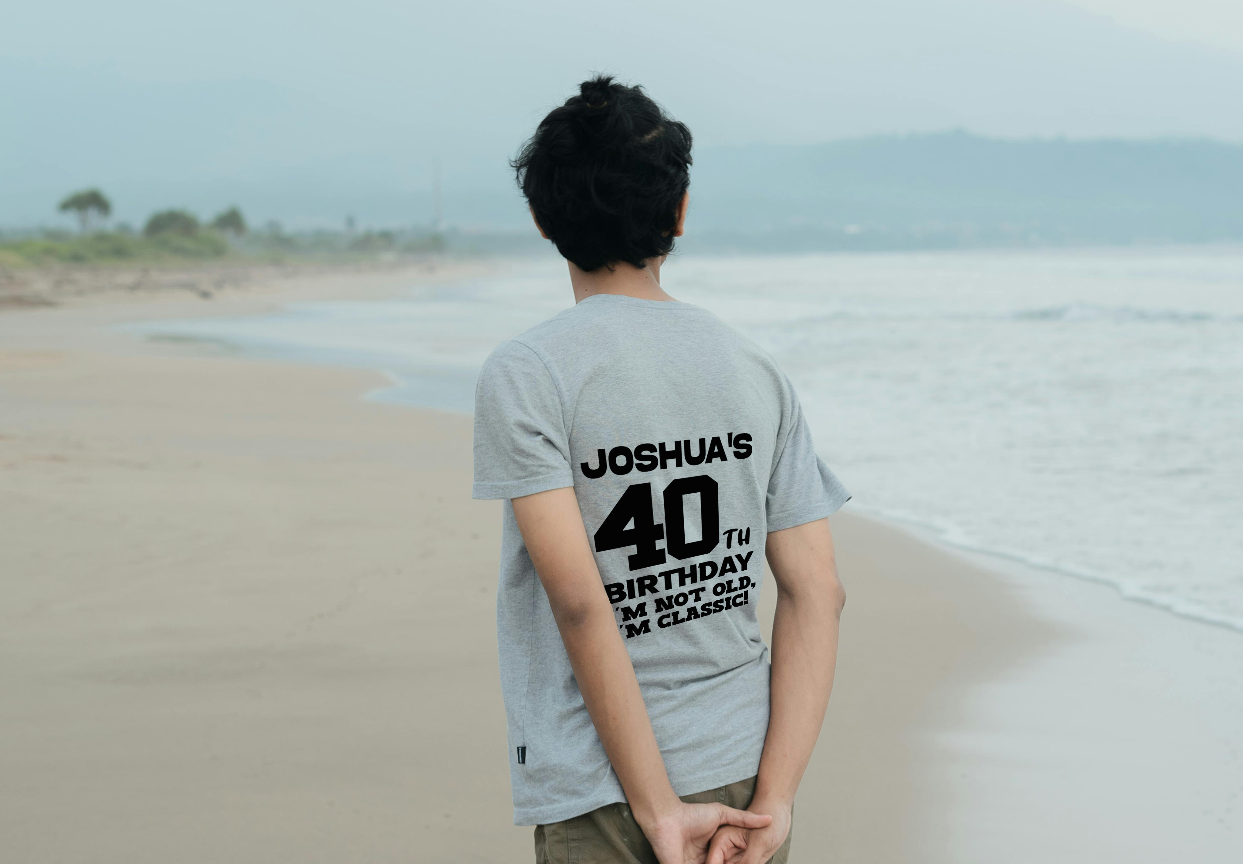 Personalized 40th Birthday Shirt for Men
