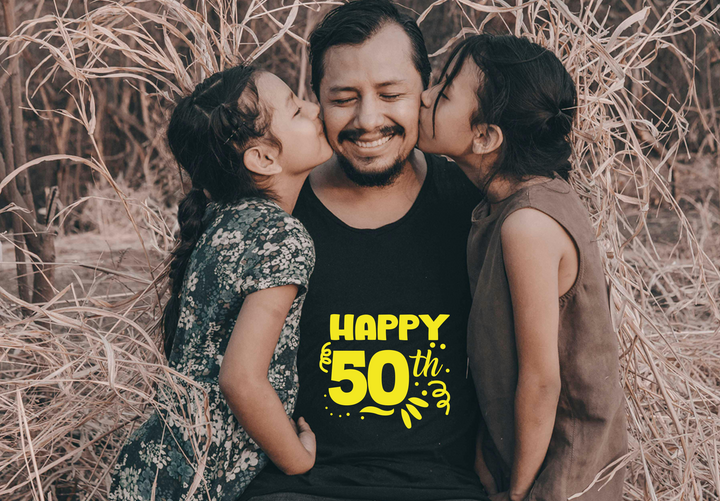 Personalized 50th Birthday Shirt for Men