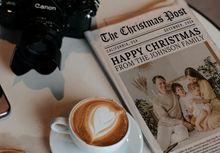 Load image into Gallery viewer, Printed Christmas Newspaper
