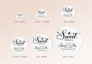 Wedding Stickers | Thank You Wedding Stickers