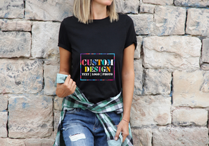 Custom Print T-Shirt | Personalized T-Shirt | Custom Text Design T-Shirt | Personalized T-shirt | Cotton T-Shirt | Custom Shirt