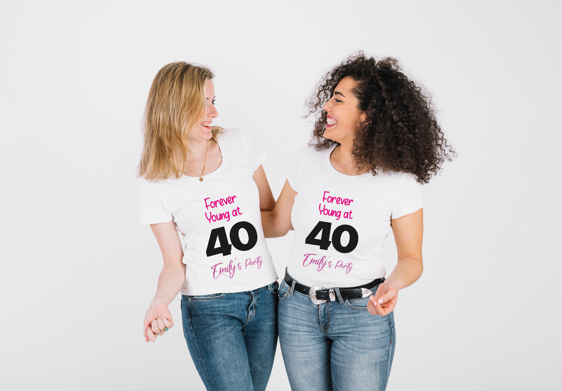 Personalized 40th Birthday Shirt for Women