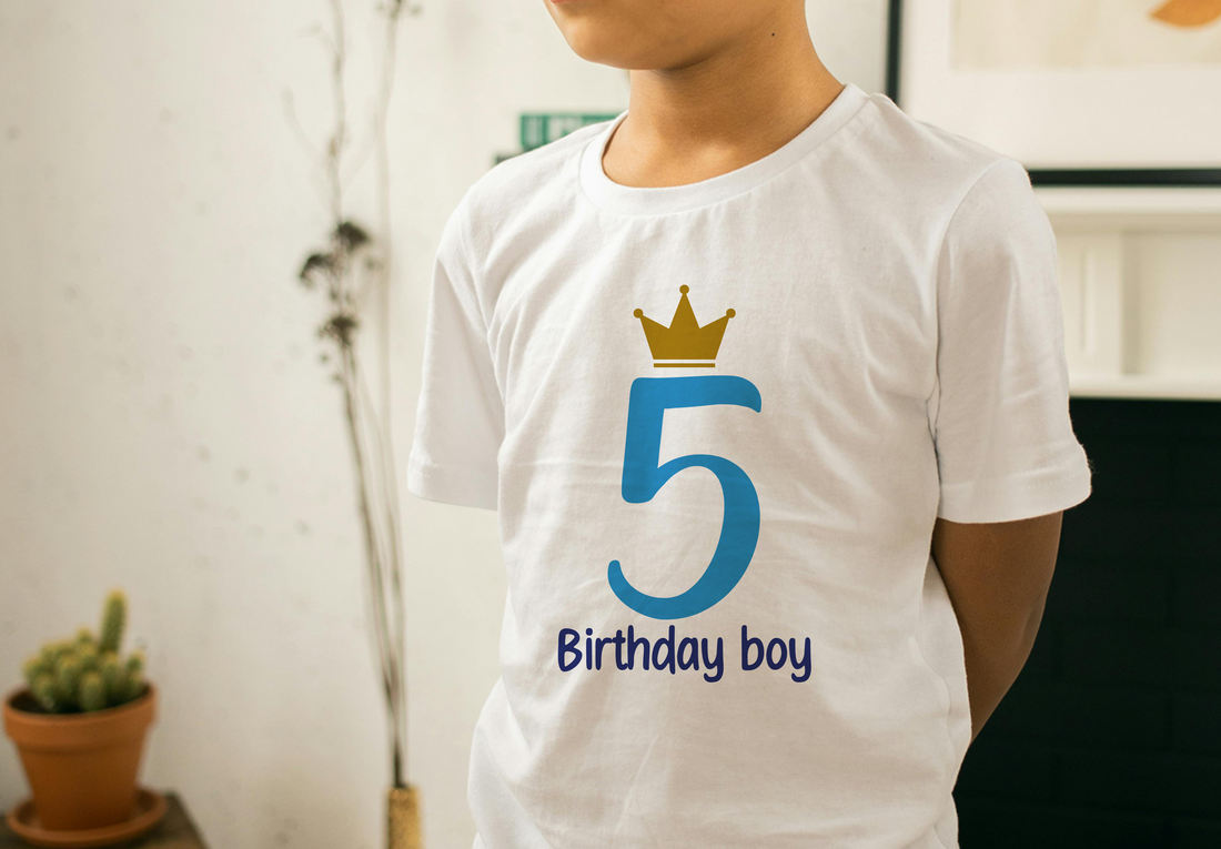 Personalized 5th Birthday Shirt for Toddlers