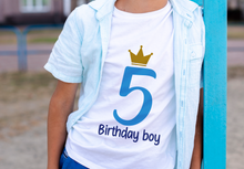 Load image into Gallery viewer, 5th Birthday Toddler Shirt
