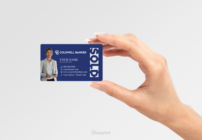 Coldwell Banker Shaped Business Cards