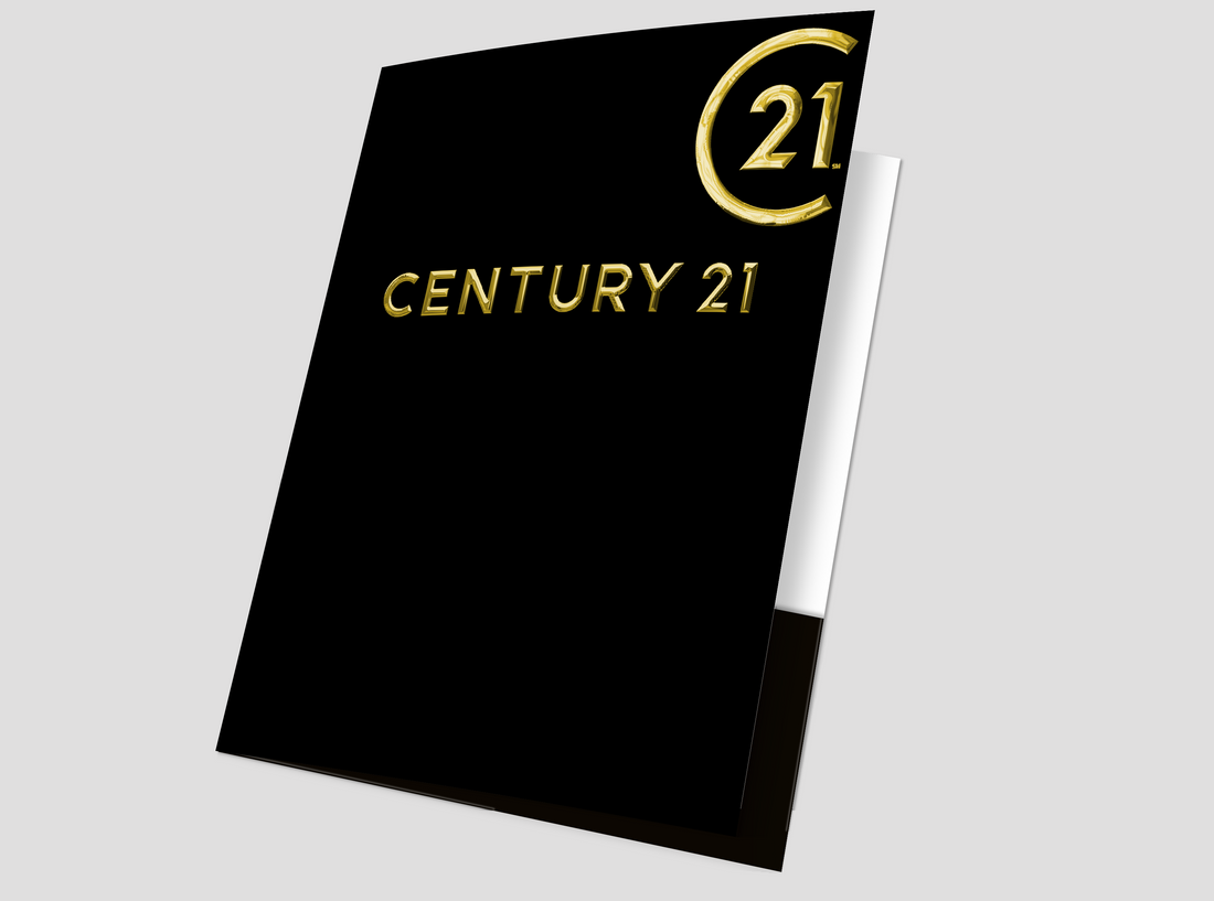 Pack  25 Presentation Folders Century 21  | Generic | Luxury