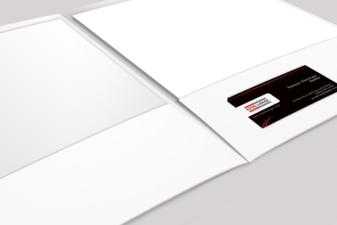 Royal LePage Presentation Folders with Embossed Foil (25 pack)