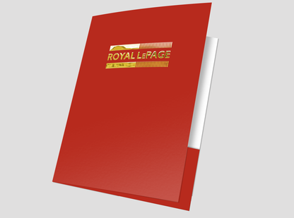 Royal LePage Presentation Folders with Embossed Foil (25 pack)