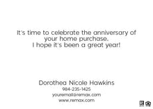 Load image into Gallery viewer, Remax Happy Anniversary  Cards - 003
