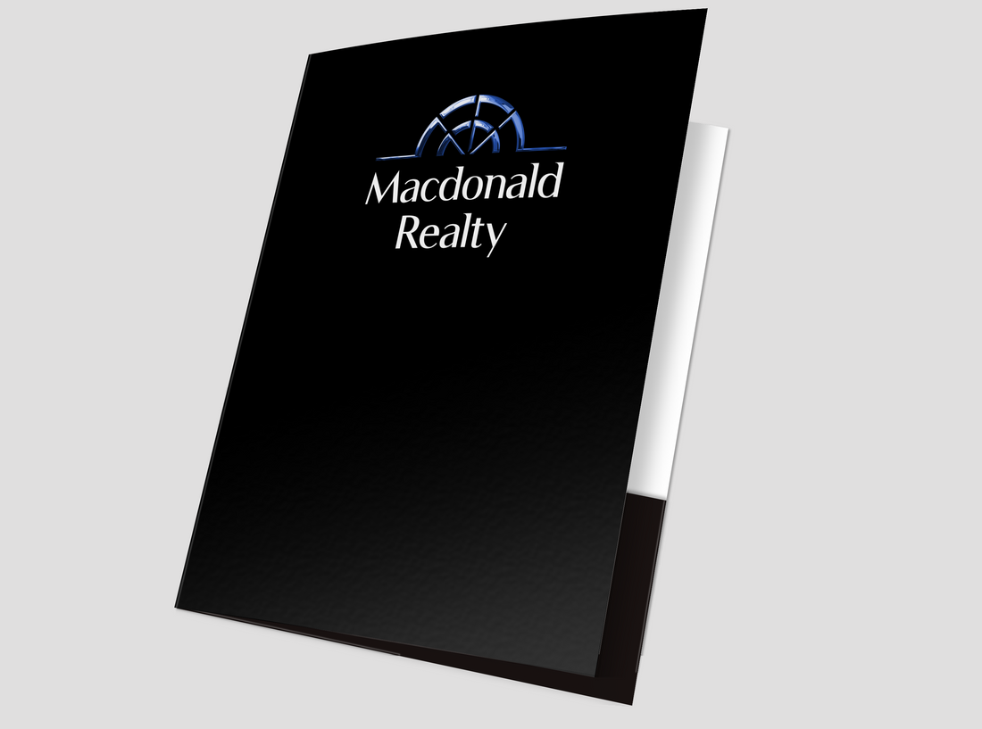 Macdonald Realty Presentation Folders with Embossed Foil (25 pack)