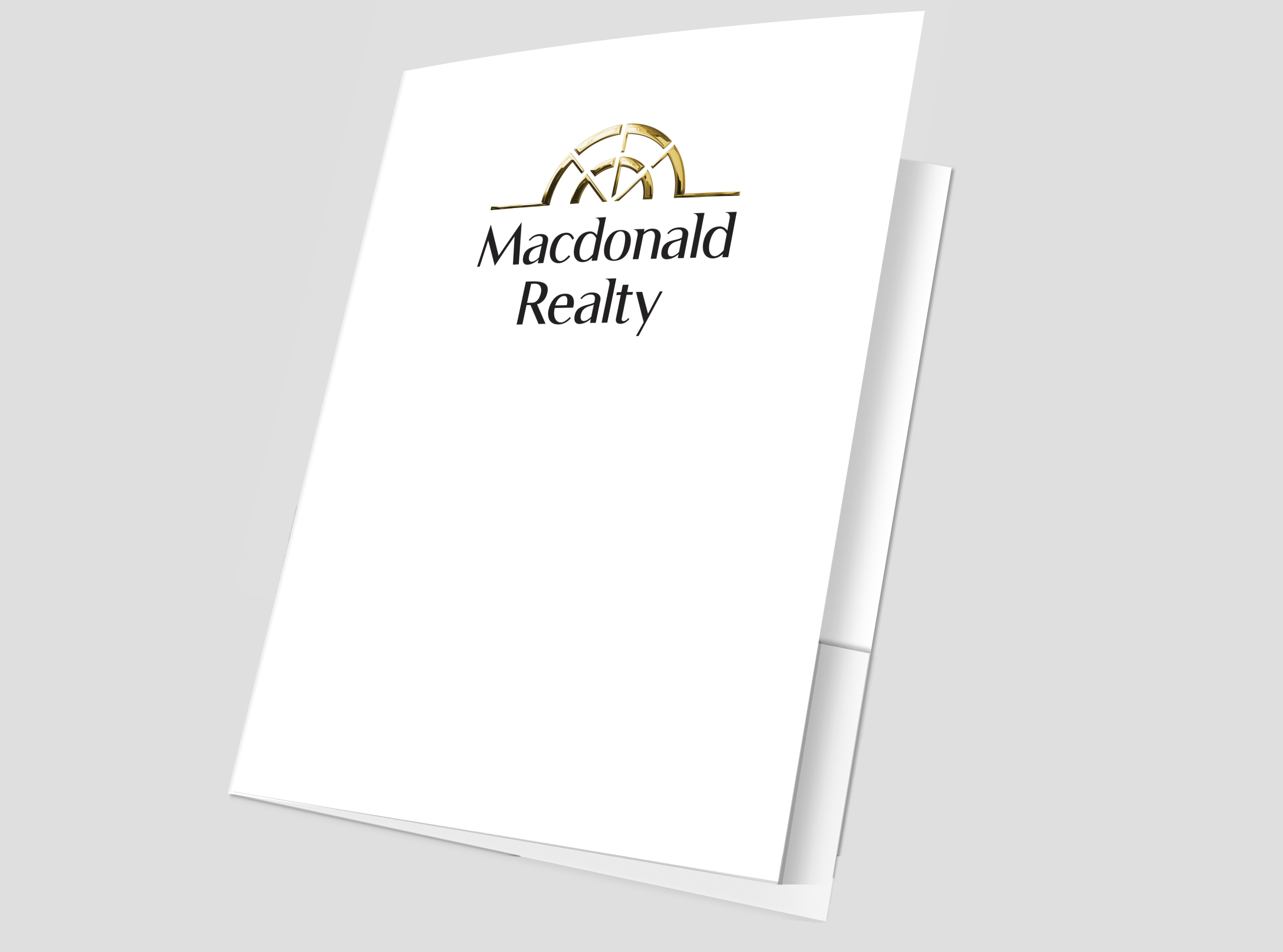 Macdonald Realty Presentation Folders with Embossed Foil (25 pack)