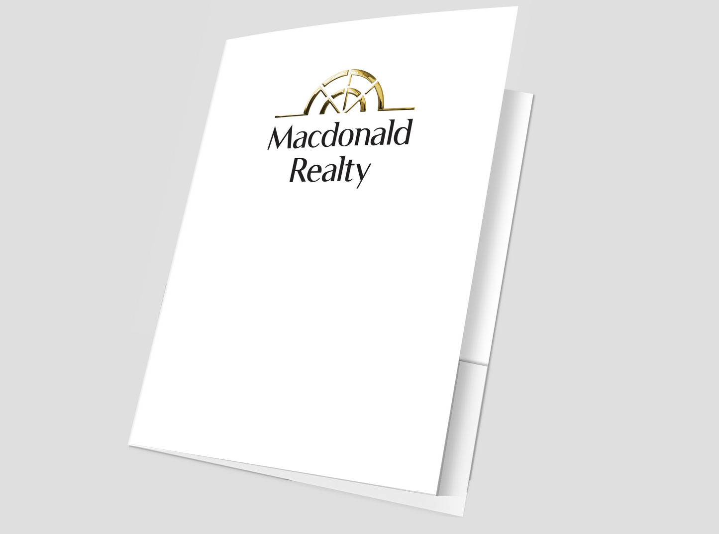 Macdonald Realty Presentation Folders with Embossed Foil (25 pack)