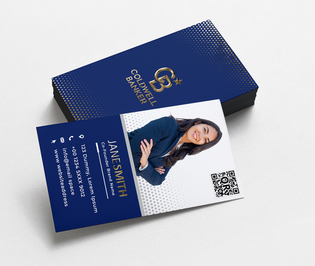 Coldwell Banker  Luxury Business Cards With Embossed Metallic FOIL