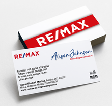 Load image into Gallery viewer, Remax  Soft Touch Laminated Business Cards - HBC -006
