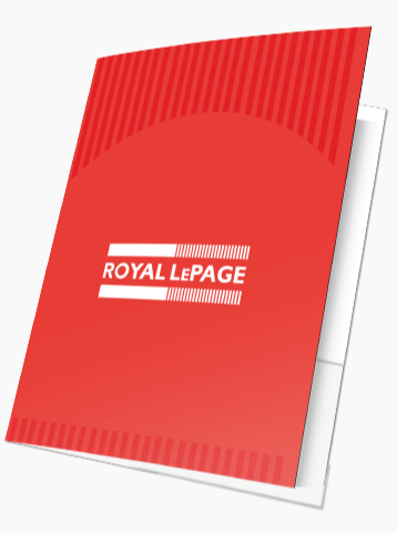 Royal Lepage  PresentationCustom Folder Printing with Soft touch laminating - 003