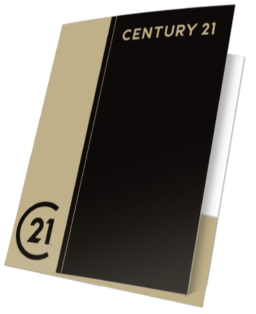 Century 21 Custom Presentation Folder Printing with Soft touch laminating  - 011