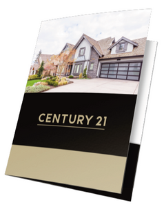 Century 21 Custom Presentation Folder Printing with Soft touch laminating   - 013