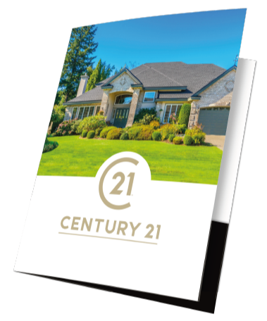 Century 21 Custom Presentation Folder Printing with Soft touch laminating  - 014