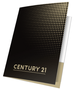 Century 21 Custom Presentation Folder Printing with Soft touch laminating - 016