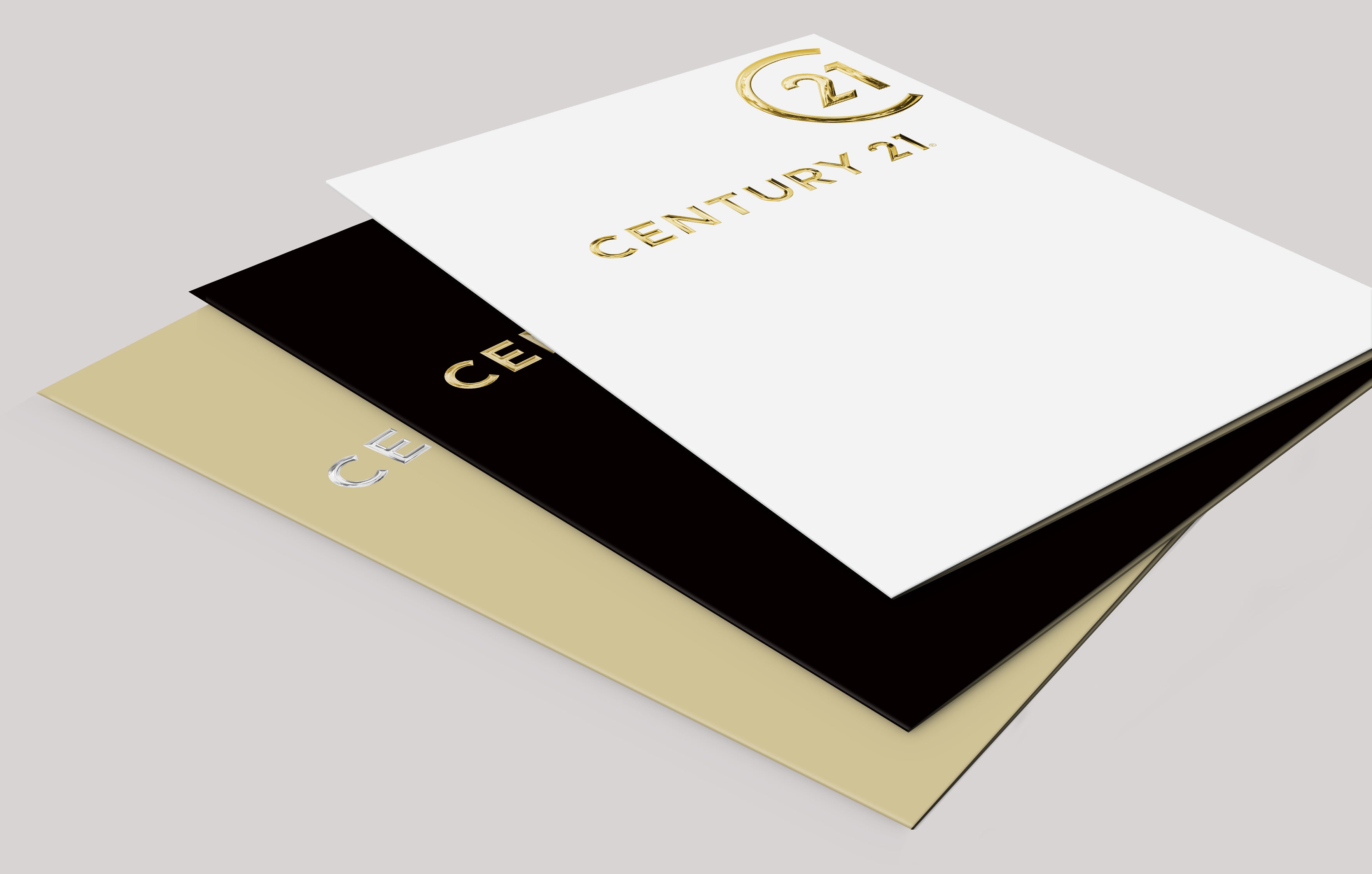Pack  25 Presentation Folders Century 21  | Generic | Luxury