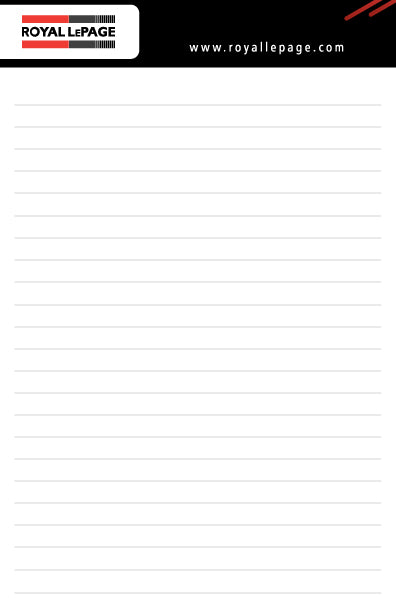 Notepad Royal Lepage - 001