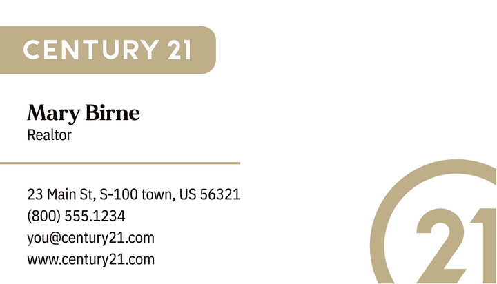 Century 21  | Business Card | Premium