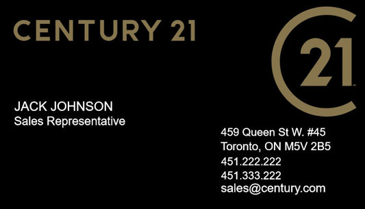 Business Card Century 21  | Custom | Soft Touch